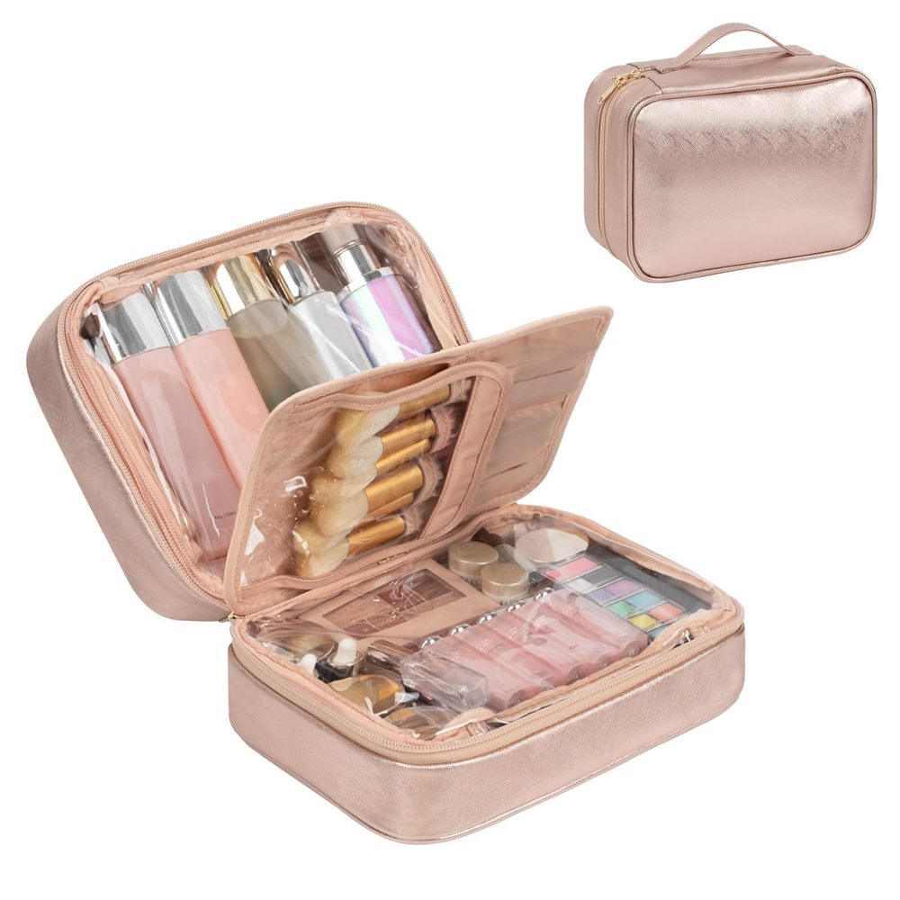 Makeup Bag, Makeup Travel Bag Large Capacity Waterproof Cosmetic Organizer🐞